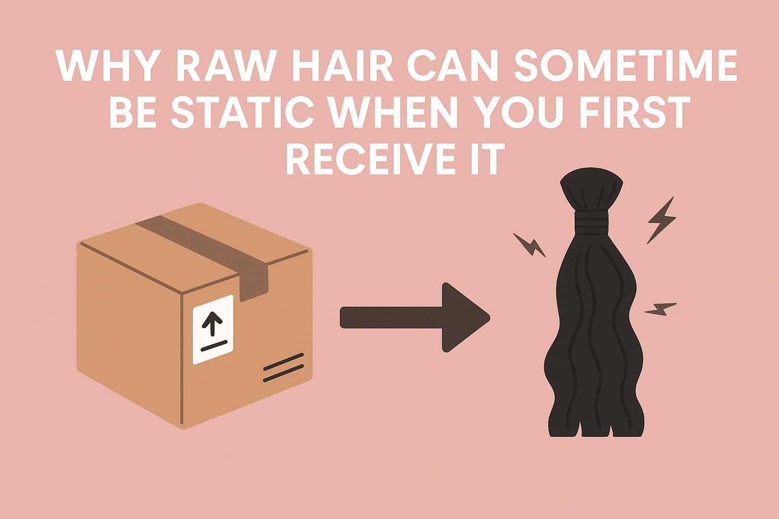Why Raw Hair Can Sometimes Be Static When You First Receive It