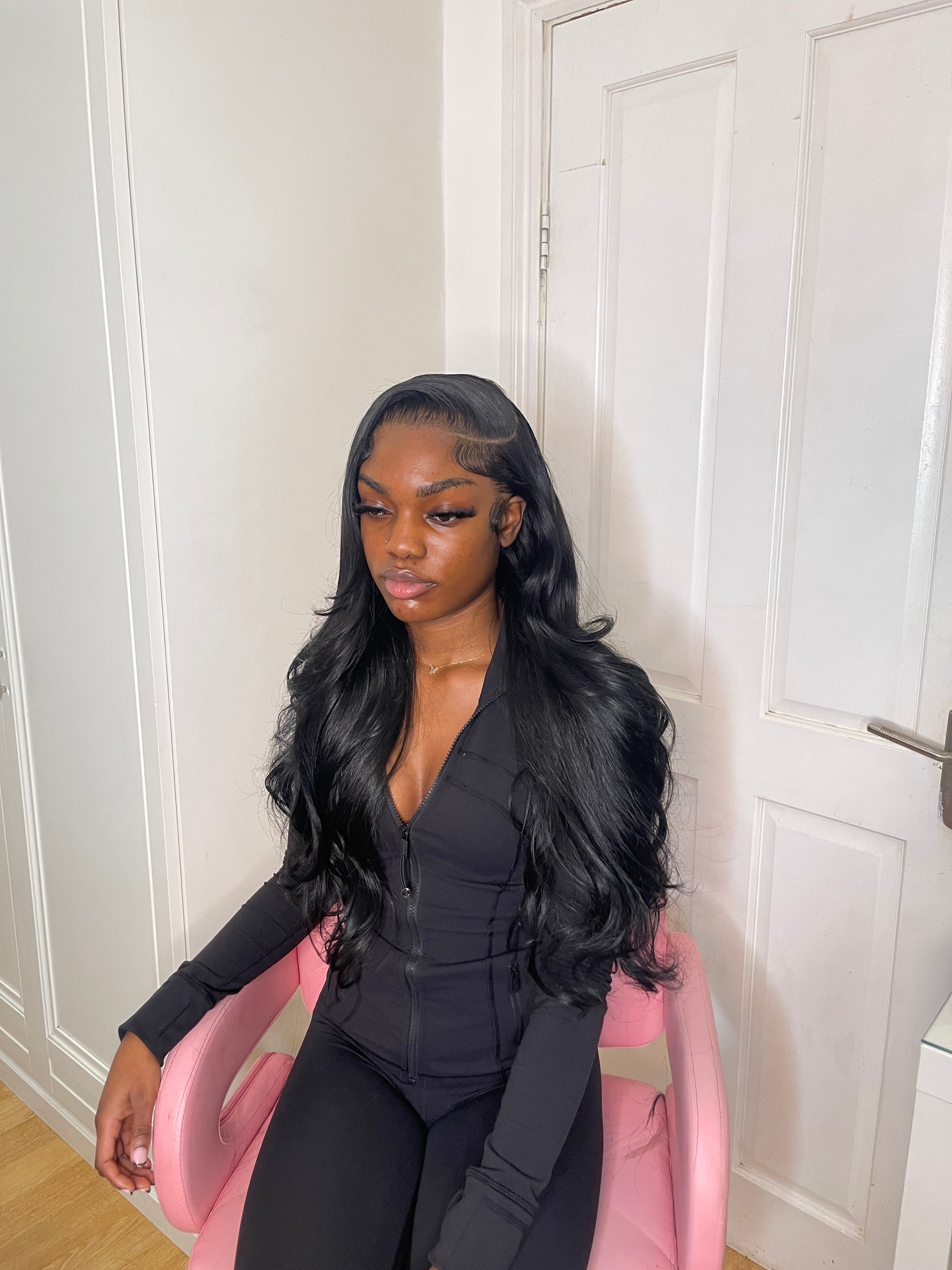 Virgin straight body wave HD wig 200 density 24 inches premade wig fast UK and worldwide delivery by rayshairhub