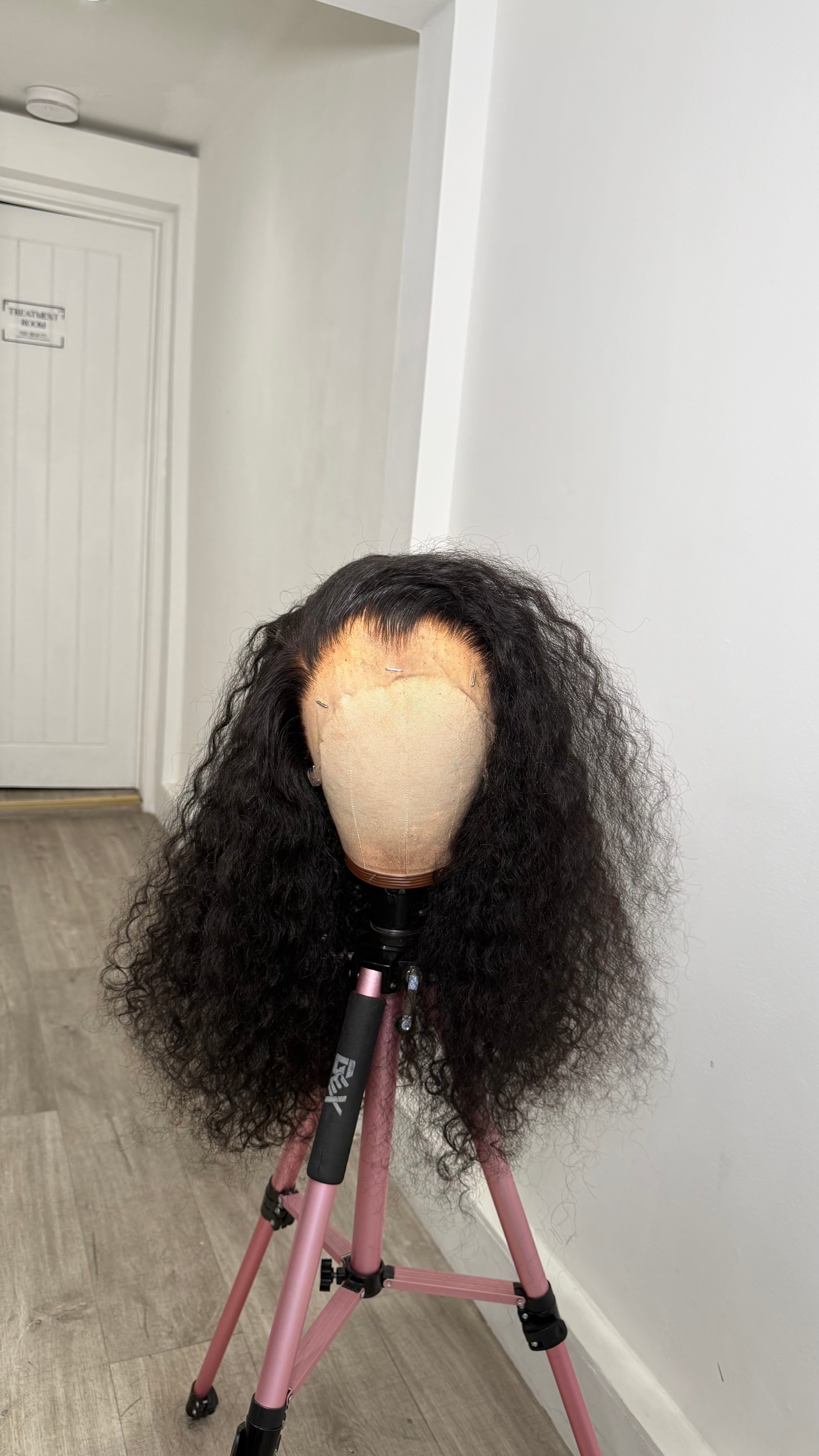 Virgin water wave premade HD wig 20 inch 200% density fast UK and worldwide delivery by rayshairhub