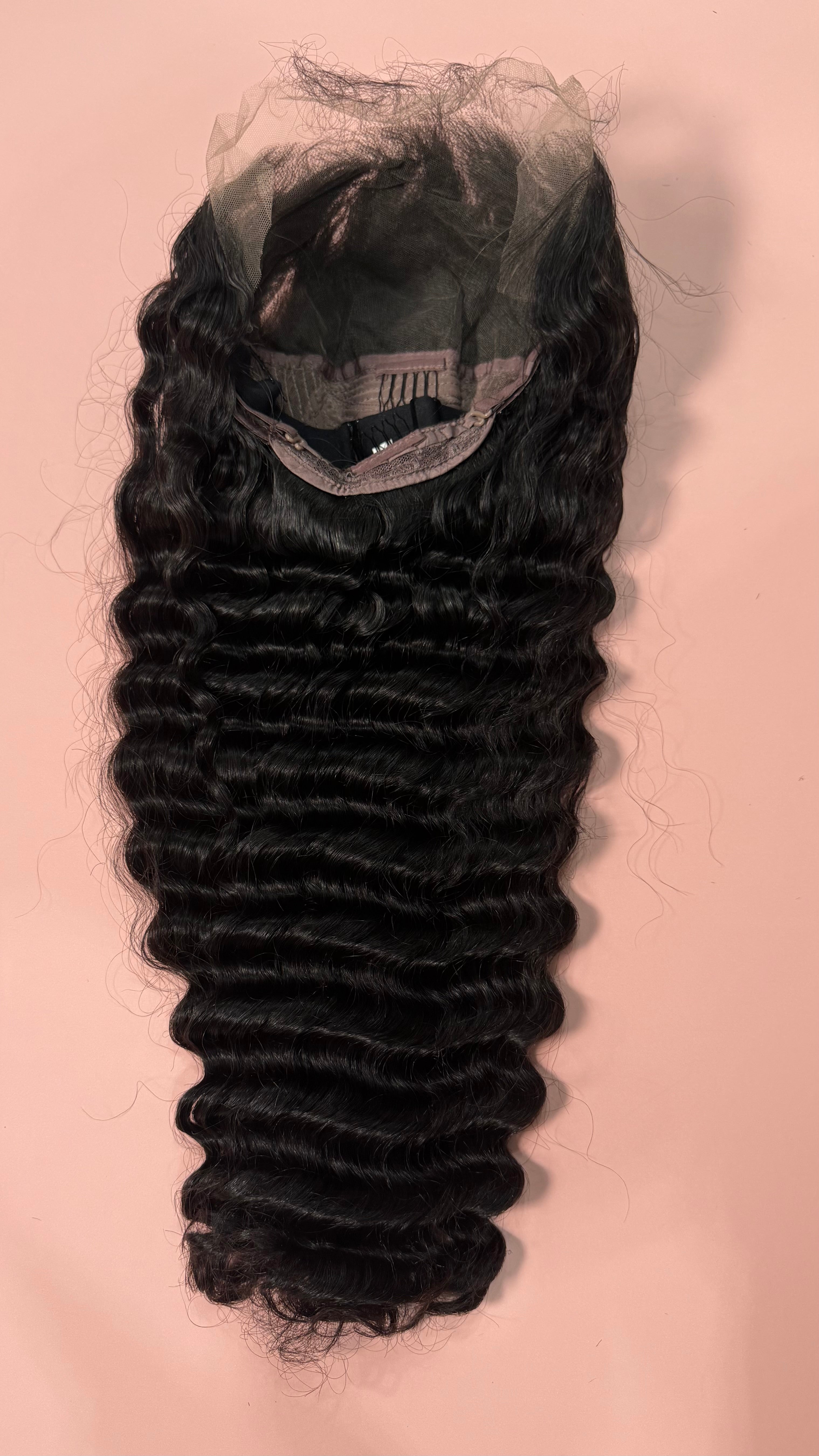 Virgin loose wave premade HD wig 22 inches 200 density fast UK and worldwide delivery by rayshairhub